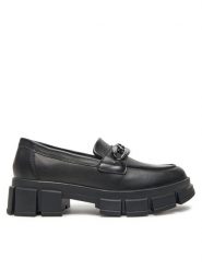 Lasocki Young Loafersy SARA CI12-9092-01A Czarny. Czarne półbuty dziewczęce Lasocki Young, bez wzorów, ze skóry, bez zapięcia. Za 159.99 zł.