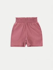 Coccodrillo Szorty materiałowe WC4119402GPJ Różowy Regular Fit. Czerwone spodenki dla dziewczynek COCCODRILLO, bez wzorów, z bawełny. Za 59.99 zł.