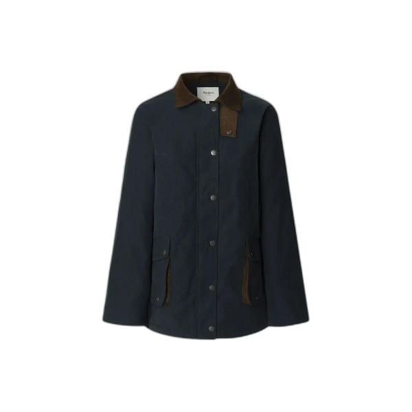 Kurtka damska Pepe Jeans Tess. Białe kurtki damskie Pepe Jeans, xl, z aplikacjami, z jeansu, bez kaptura. Za 610.15 zł.