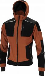 BLUZA STRETCH BRĄZOWO-CZARNA, "XL", CE, LAHTI. Brązowe bluzy męskie Lahti Pro, m, bez wzorów, bez kaptura. Za 263.87 zł.