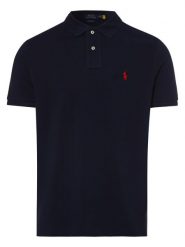 Polo Ralph Lauren koszulka polo Mężczyźni Bawełna niebieski, M. Niebieskie koszulki polo męskie Polo Ralph Lauren, m, bez wzorów, z bawełny, bez kołnierzyka, bez ramiączek. Za 649.95 zł.