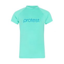 Koszulka dla dziewczynki Protest Senna. Zielone t-shirty i topy dla dziewczynek Protest, bez wzorów, ze skóry, bez ramiączek. Za 176.00 zł.