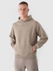 4F Bluza dresowa nierozpinana z kapturem męska 4F x Robert Lewandowski - khaki XXL. Brązowe bluzy męskie 4f, m, z aplikacjami, z bawełny, z kapturem. W wyprzedaży za 139.99 zł.