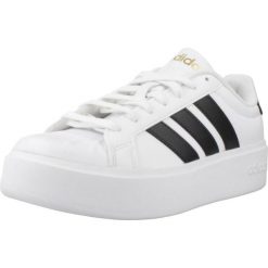 Buty ADIDAS STREETTALK BOLD Biały. Białe obuwie sportowe damskie Adidas, trekkingowe. Za 351.00 zł.
