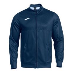 Bluza tenisowa męska Joma Challenge Full Zip. Niebieskie bluzy męskie Joma, na wiosnę, l, bez wzorów, z materiału, bez kaptura. Za 179.99 zł.