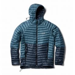 Kurtka z kapturem Mountain Hardwear Ghost Whisperer™. Niebieskie kurtki męskie Mountain Hardwear, bez wzorów, z puchu, sportowe, z kapturem. Za 1,882.00 zł.