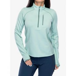 Bluza termoaktywna damska Smartwool Active Fleece 1/2 Zip. Zielone bluzy damskie Smartwool, na zimę, s, bez wzorów, bez kaptura. Za 496.99 zł.