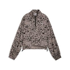 Damska luźna kurtka Essentials z zamkiem 1/2 PUMA. Brązowe kurtki damskie Puma, bez wzorów, bez kaptura. Za 279.00 zł.