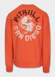 Bluza męska Pitbull DOG SD. Czerwone bluzy męskie PITBULL, l, bez wzorów, z bawełny, bez kaptura. Za 159.99 zł.