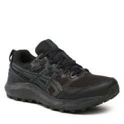 Buty do biegania Asics. Czarne buty sportowe męskie Asics, bez zapięcia, do biegania. Za 339.99 zł.