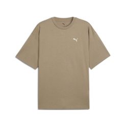 Puma Koszulka Wardrobe Ess Oversized 62964683. Brązowe koszulki sportowe męskie Puma, m, bez wzorów, z bawełny, bez kołnierzyka, bez ramiączek. Za 100.99 zł.
