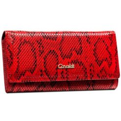Portfel damski 4U Cavaldi PX28-DNH-BL-RED czerwony. Czerwone portfele damskie 4U Cavaldi, bez wzorów, ze skóry. Za 69.00 zł.