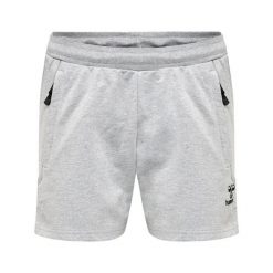 Szorty damskie Hummel Move Grid. Szare szorty sportowe damskie Hummel, s, bez wzorów, z bawełny, na fitness i siłownię. Za 151.00 zł.