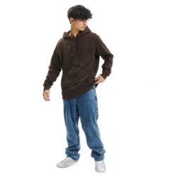 Bluza z kapturem Urban Classics Basic. Brązowe bluzy męskie Urban Classics, m, bez wzorów, z kapturem. Za 198.50 zł.