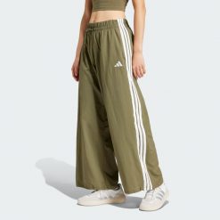 Spodnie Essentials 3-Stripes Lifestyle Woven Parachute. Białe obuwie sportowe damskie Adidas, xs, bez wzorów, z materiału. Za 219.00 zł.