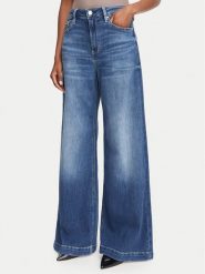 Guess Jeansy W6YAJG D1355 Niebieski Wide Leg. Niebieskie jeansy damskie Guess. Za 614.99 zł.