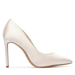 Szpilki Aldo. Białe szpilki damskie Aldo, bez wzorów, bez obcasa, bez zapięcia. Za 379.99 zł.