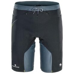 Ferrino szorty męskie Gariwerd Short X-Track Unisex Black XL. Czarne krótkie spodenki sportowe męskie Ferrino, m, bez wzorów, do biegania. W wyprzedaży za 199.00 zł.