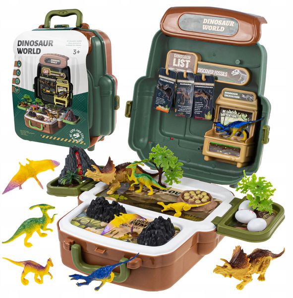 Plecak Z Dinozaurami Zestaw Odkrywcy Dla Dzieci Figurki Dinozaurów Wulkan. Torby i plecaki dziecięce VERGIONIC. Za 59.95 zł.