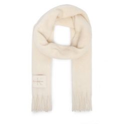 Szalik Calvin Klein. Białe szaliki i chusty damskie Calvin Klein, bez wzorów. Za 329.99 zł.