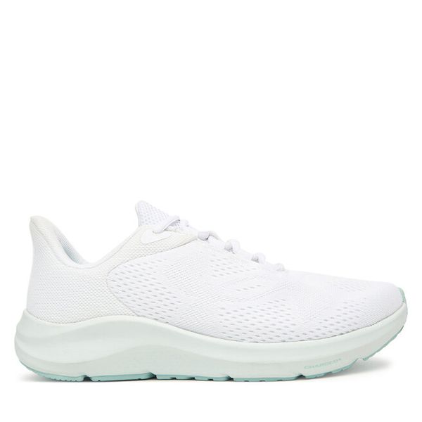 Buty do biegania Under Armour. Białe obuwie sportowe damskie Under Armour, bez wzorów, do biegania. Za 229.99 zł.