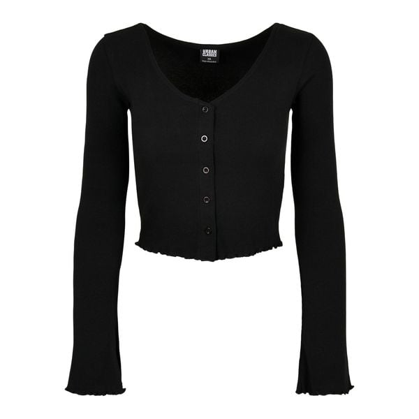 Kardigan damski Urban Classics cropped rib (GT). Białe kardigany damskie Urban Classics, m, bez wzorów, z bawełny, długie. Za 84.65 zł.