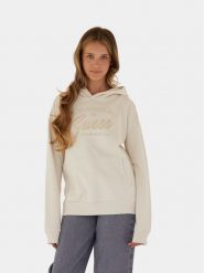 Guess Bluza J4RQ21 KA6R3 Beżowy Regular Fit. Brązowe bluzy dla dziewczynek Guess, z aplikacjami, z bawełny, bez ramiączek, bez kaptura. Za 289.99 zł.