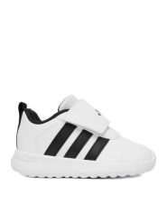 Adidas Sneakersy C-VL MOVE I KI8129 Biały. Białe buty sportowe dziewczęce Adidas, bez wzorów, ze skóry, bez zapięcia. Za 119.99 zł.