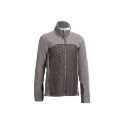 Bluza SW500 szara. Szare bluzy dla dziewczynek FOUGANZA. Za 79.99 zł.