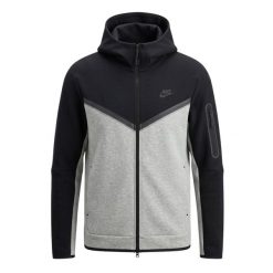 Bluza z Kapturem I Suwakiem Na Całej Długości Tech Fleece Rozmiar L Czarny - HV…. Czarne bluzy męskie Nike, l, bez wzorów, z bawełny, z kapturem. Za 564.30 zł.