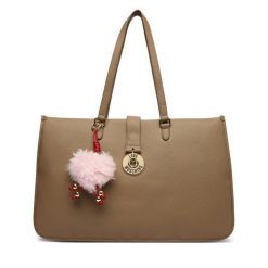 Torebka LOVE MOSCHINO. Brązowe torebki do ręki damskie Love Moschino, bez wzorów, bez dodatków. Za 1,139.00 zł.