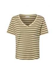 Marie Lund Koszulka Kobiety Bawełna (100%) brązowy, L. Brązowe t-shirty damskie Marie Lund, l, bez wzorów, z bawełny, bez kołnierzyka. Za 99.95 zł.