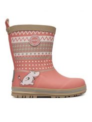 Reima Kalosze Moomin Magisk Rain Boots 5400001B Różowy. Czerwone kalosze dziewczęce Reima, bez wzorów. Za 209.99 zł.