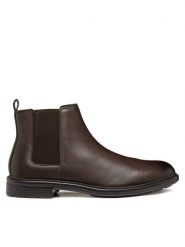 Geox Trzewiki U567KA 00039 C6009 Brązowy. Brązowe botki męskie Geox, bez wzorów, ze skóry, bez zapięcia. Za 769.99 zł.