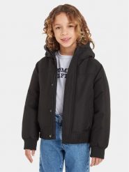 Tommy Hilfiger Kurtka przejściowa KB0KB08562 Czarny Regular Fit. Czarne kurtki i płaszcze dla chłopców Tommy Hilfiger, bez wzorów, z syntetyku, bez kaptura. Za 559.99 zł.