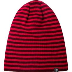Czapka "Sullivan" w kolorze różowym. Czerwone czapki dla dzieci Color Kids, bez wzorów, z materiału. W wyprzedaży za 32.95 zł.