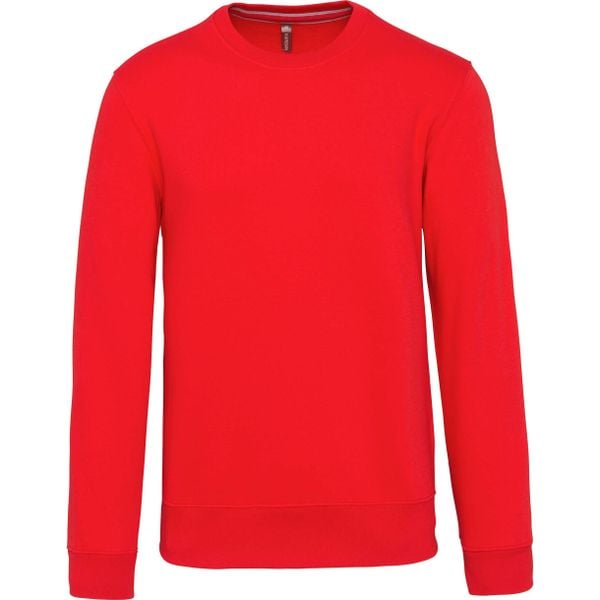 Bluza Kariban Col Rond bio. Czerwone bluzy męskie KARIBAN, xl, bez wzorów, z bawełny, bez kaptura. Za 164.50 zł.