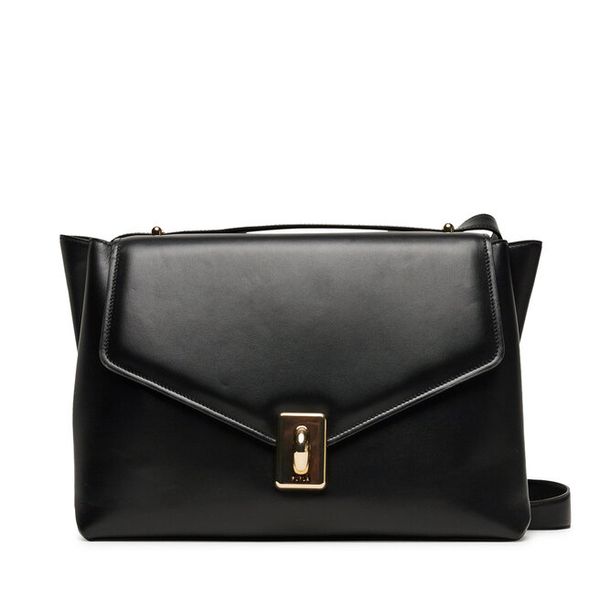 Torebka Furla. Czarne torebki do ręki damskie Furla, bez wzorów, klasyczne, bez dodatków. Za 1,679.00 zł.