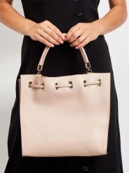 Torebka damska Rovicky TD-025 RÓŻ. Czerwone torebki do ręki damskie ROVICKY, bez wzorów, z jeansu, eleganckie, duże, bez dodatków. Za 256.00 zł.