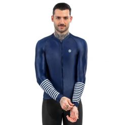 Męska koszulka rowerowa z krótkim rękawem Kolarstwo Siroko M2 Alpine. Białe bluzy męskie SIROKO, m, bez wzorów, z jersey, bez kaptura. Za 381.00 zł.