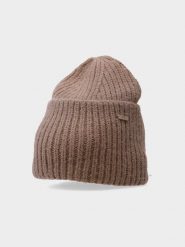 4F Czapka zimowa damska S. Żółte czapki i kapelusze damskie 4f, na zimę, bez wzorów. W wyprzedaży za 4.99 zł.