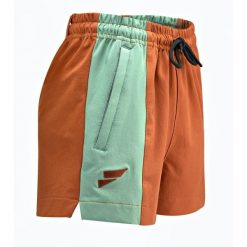 Spodenki boulderingowe dla kobiet. Brązowe szorty sportowe damskie FELSENFEST, s, bez wzorów, z elastanu, sportowe, wspinaczkowe. Za 219.99 zł.