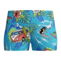 Kąpielówki chłopięce na basen Speedo Learn To Swim. Niebieskie kąpielówki dla chłopców Speedo, bez wzorów. Za 144.96 zł.