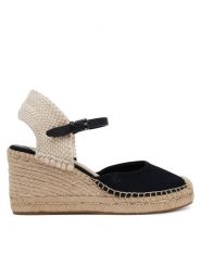LAUREN RALPH LAUREN Espadryle Robby 802961836001 Czarny. Czarne sandały damskie Lauren Ralph Lauren, bez wzorów, z materiału, bez obcasa, bez zapięcia. Za 399.99 zł.