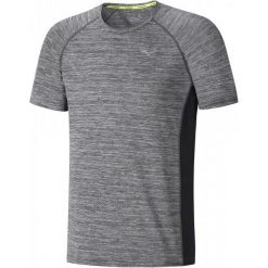 Mizuno Koszulka Do Biegania Alpha Tee/Black Melange M. Czarne koszulki sportowe męskie Mizuno. W wyprzedaży za 109.00 zł.