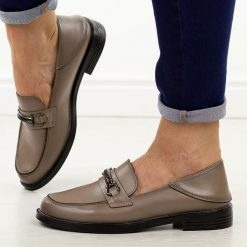 Taupe skórzane mokasyny damskie Vinceza 18112. Mokasyny damskie VINCEZA, z jeansu, biznesowe. Za 199.00 zł.
