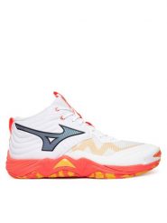 Mizuno Buty halowe Wave Momentum Elite Mid V1GA2517 Pomarańczowy. Brązowe buty sportowe męskie Mizuno, ze skóry, bez zapięcia. Za 539.99 zł.