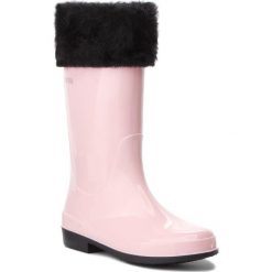 Kalosze GUESS - FJPAL4 RUB11 PNK. Czerwone kozaki damskie Guess, z materiału. W wyprzedaży za 169.00 zł.