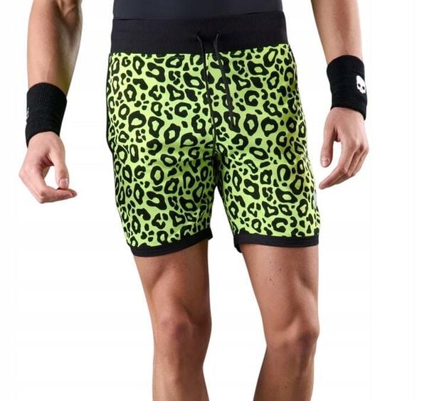 Spodenki tenisowe męskie Hydrogen Panther Tech Shorts. Zielone szorty męskie HYDROGEN, l, bez wzorów, z materiału. Za 249.00 zł.