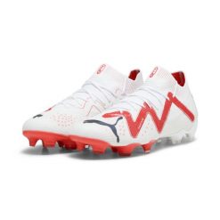 Buty piłkarskie Puma Future Ultimate Fgag Firm Artificial, Kobiety. Białe obuwie sportowe damskie Puma, bez wzorów, do piłki nożnej. W wyprzedaży za 590.00 zł.